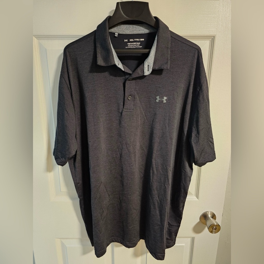 Under Armour Men's Charcoal Polo Shirt